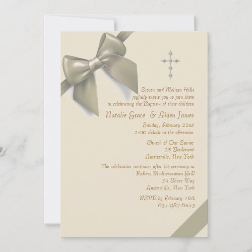 Splendid Bow Invitation