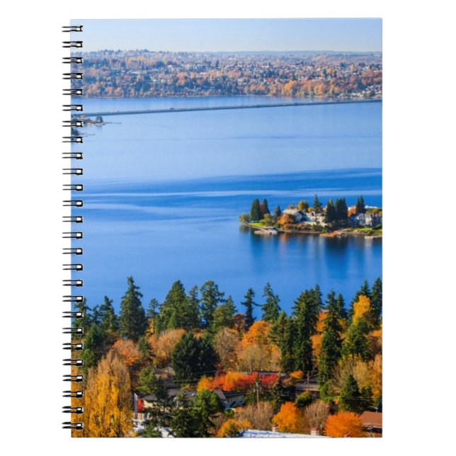 Splendid colors of fall at Bellevue Notebook (Front)