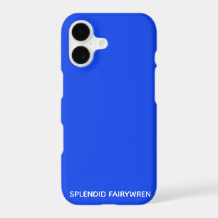 Splendid Fairywren Blue Color Name iPhone 17 Case