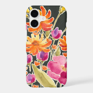 Splendid Gathering - Pink and Orange Flowers iPhone 17 Case