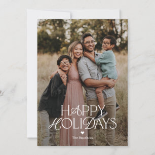 Splendid Mix Happy Holidays Photo Card