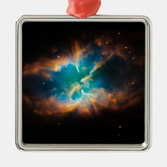 Splendid Nebula Metal Ornament (Front)