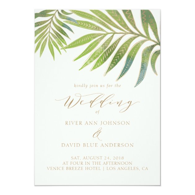 Splendid Summer Wedding Invitation