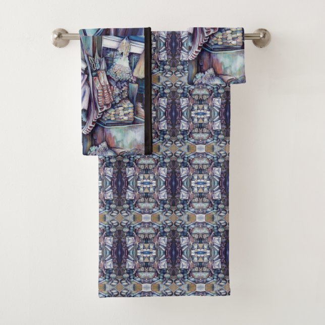 Splendid Tekka Centre's Specials Bath Towel Set (Insitu)