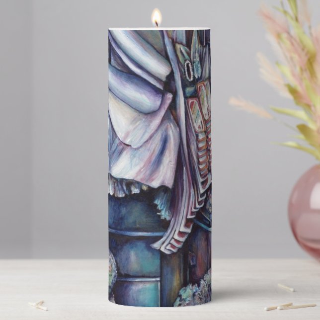Splendid Tekka Centre's Specials Pillar Candle (In Situ)