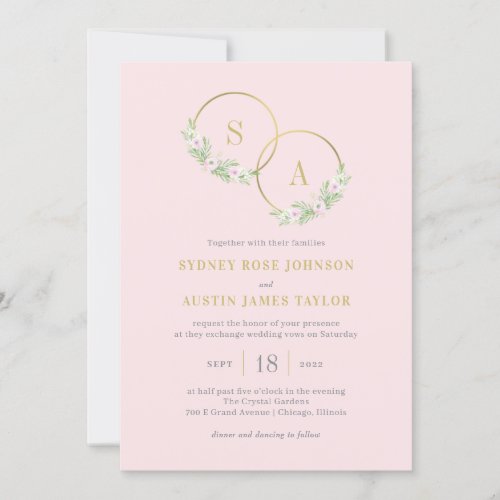 Splendid Union Wedding Invitation SPU