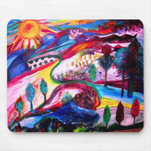 "Splendor in JERUSALEM" by Michelle Katz, 2006 Mouse Pad (Front)