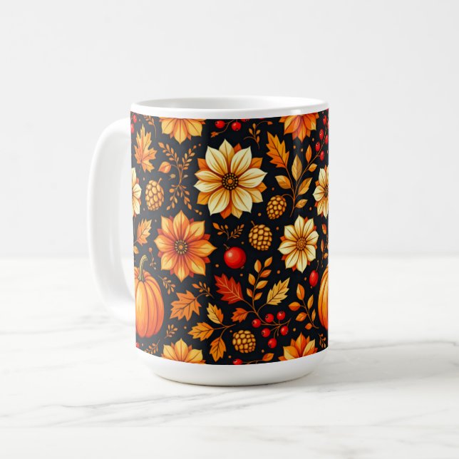 Splendor of Autumn Thanksgiving Coffee Mug (Front Left)