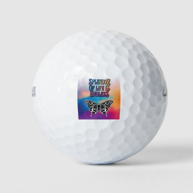 Splendor of Life with Butterfly Golf Balls (Front)
