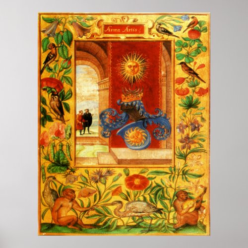 Splendor Solis The Arms of The Art Poster