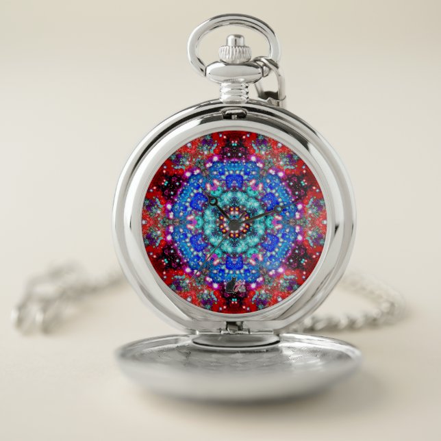 Splendorous Stellar Kaleid Pocket Watch (Inside)