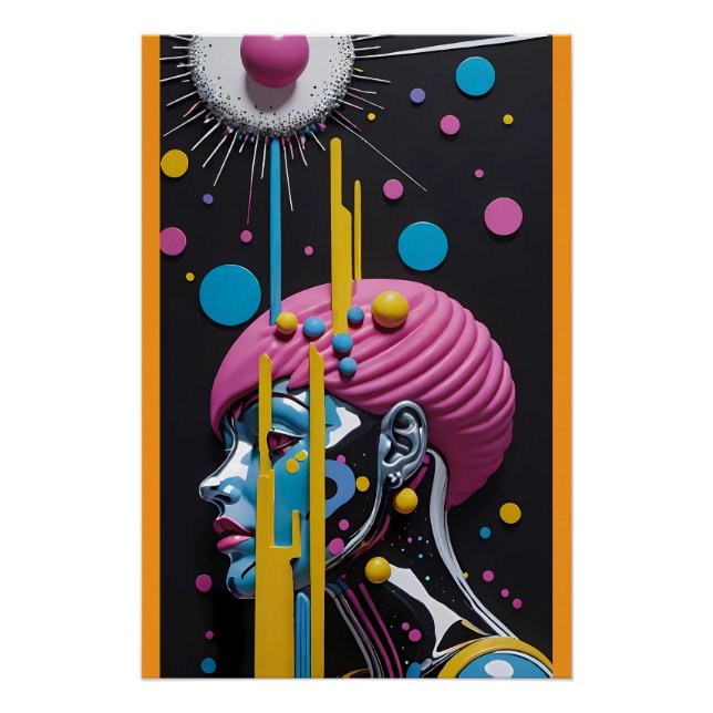 Splicing into the Future - Ken Gage Art Poster (Front)