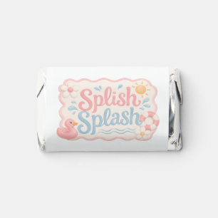 Splish Splash Candy Bar Wrapper Hershey's Miniatures