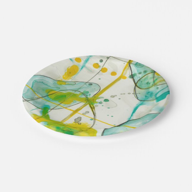 Splish Splash I Paper Plates (Angled)