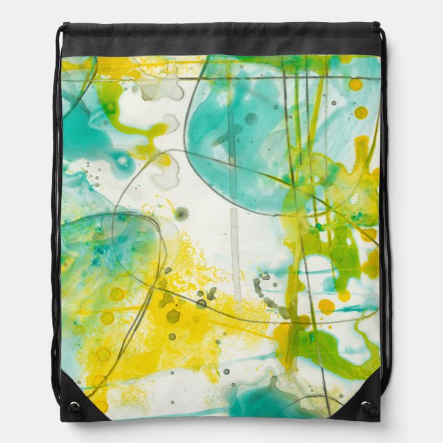 Splish Splash II Drawstring Bag (Front)