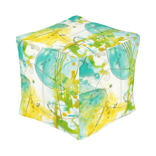 Splish Splash II Pouf (Angled Front)