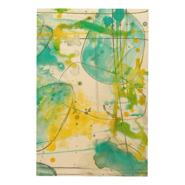 Splish Splash II Wood Wall Art (Front)