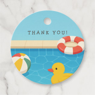 Splish Splash it's a Baby Bash Baby Shower Favor Tags