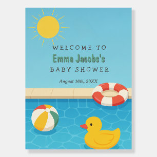 Splish Splash it's a Baby Bash Baby Shower Welcome Foam Board