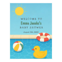 Splish Splash it's a Baby Bash Baby Shower Welcome