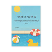 Splish Splash it's a Baby Bash Diaper Raffle