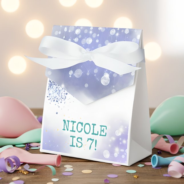 Splish splash magic mermaid birthday bash favor boxes (Creator Uploaded)