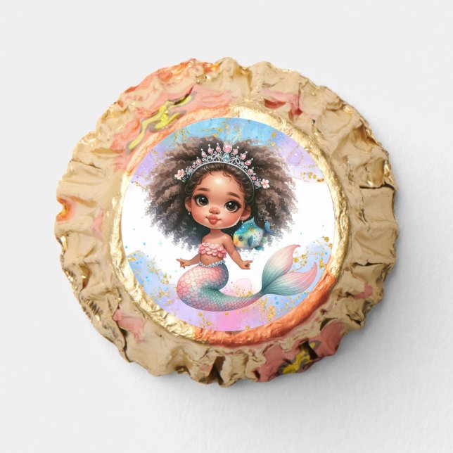 Splish Splash Mermaid Party Plain  Reese's Peanut Butter Cups (Front)