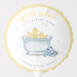 Splish Splash Mommy Duck Bathtub Baby Shower Balloon