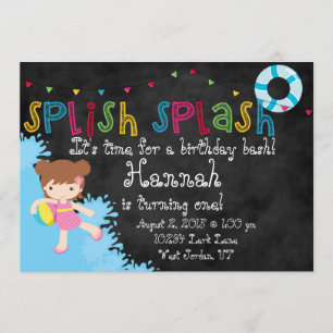 Splish Splash Party Invite