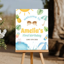 Splish Splash Summer 16x20 Welcome Sign