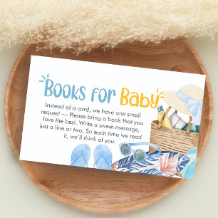 Splish Splash Summer Baby Shower Books for Baby Enclosure Card