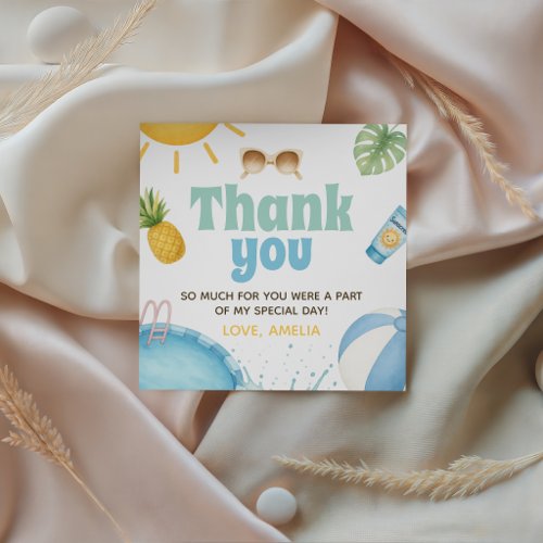 Splish Splash Summer Favor Gift Tags