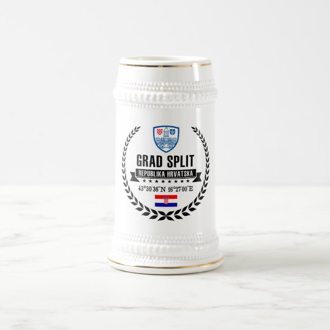 Split Beer Stein (Center)