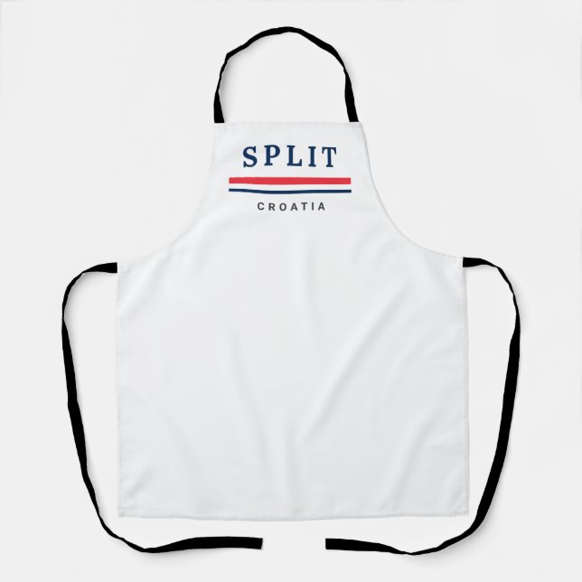 Split City Croatia Apron (Front)