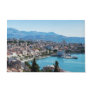 Split city seafront aerial view, Dalmatia, Croatia Doormat