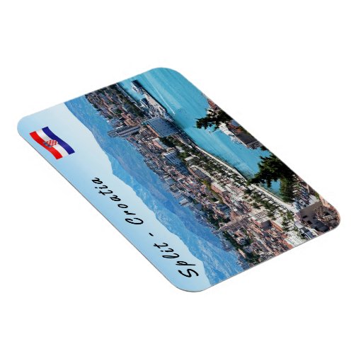 Split city seafront aerial view, Dalmatia, Croatia Magnet | Zazzle