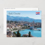 Split city seafront aerial view, Dalmatia, Croatia Postcard