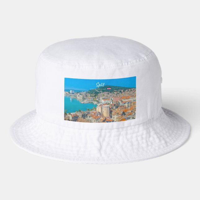 Split, Croatia - Coastal City Bucket Hat (Front)