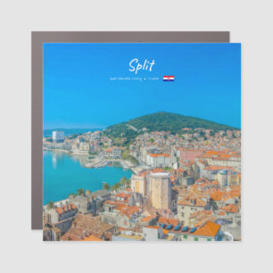 Split, Croatia - Coastal City Car Magnet