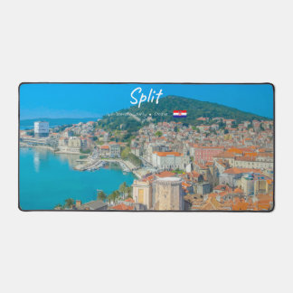 Split, Croatia - Coastal City Desk Mat