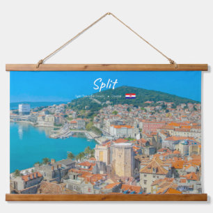 Split, Croatia - Coastal City Hanging Tapestry