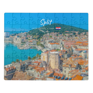 Split, Croatia - Coastal City Jigsaw Puzzle