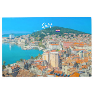 Split, Croatia - Coastal City Metal Print