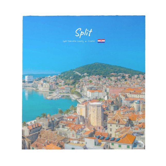 Split, Croatia - Coastal City Notepad (Front)