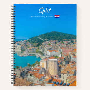 Split, Croatia - Coastal City Spiral Notebook