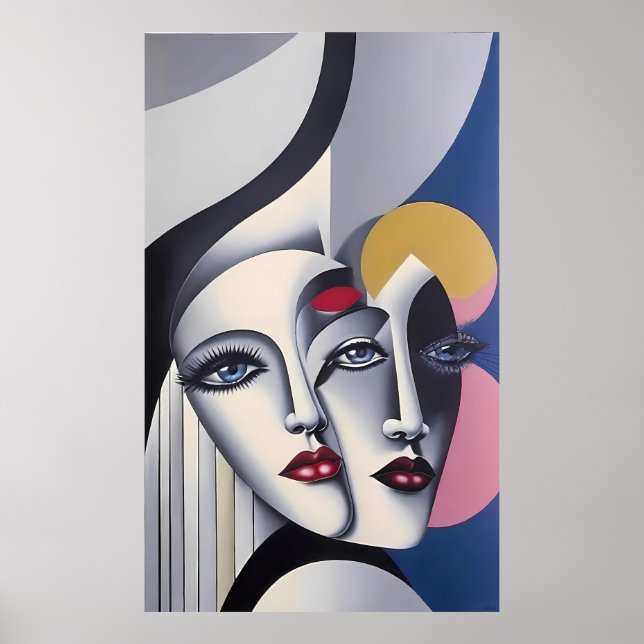 Split Decision - Ken Gage Surreal Poster (Front)