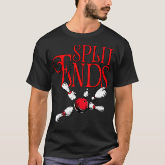 Split Ends funny bowling team name Scoop T T-Shirt