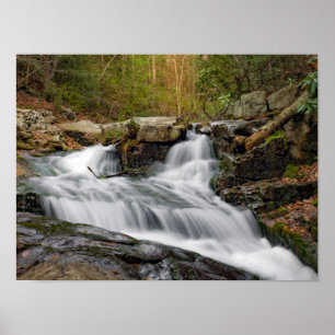 Split Falls on Sand Spring Run Poster
