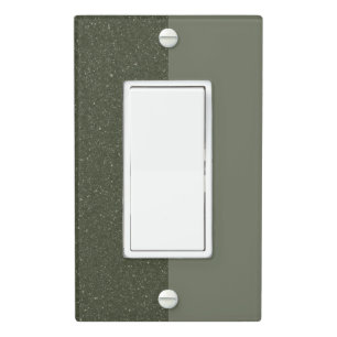 Split Glitter Matte Moss Switch Cover – Customize