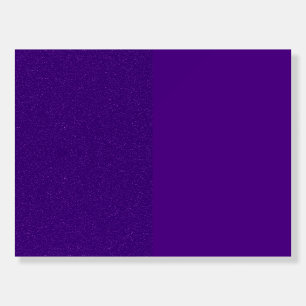 Split Glitter & Matte Purple Foam Board (Custom)